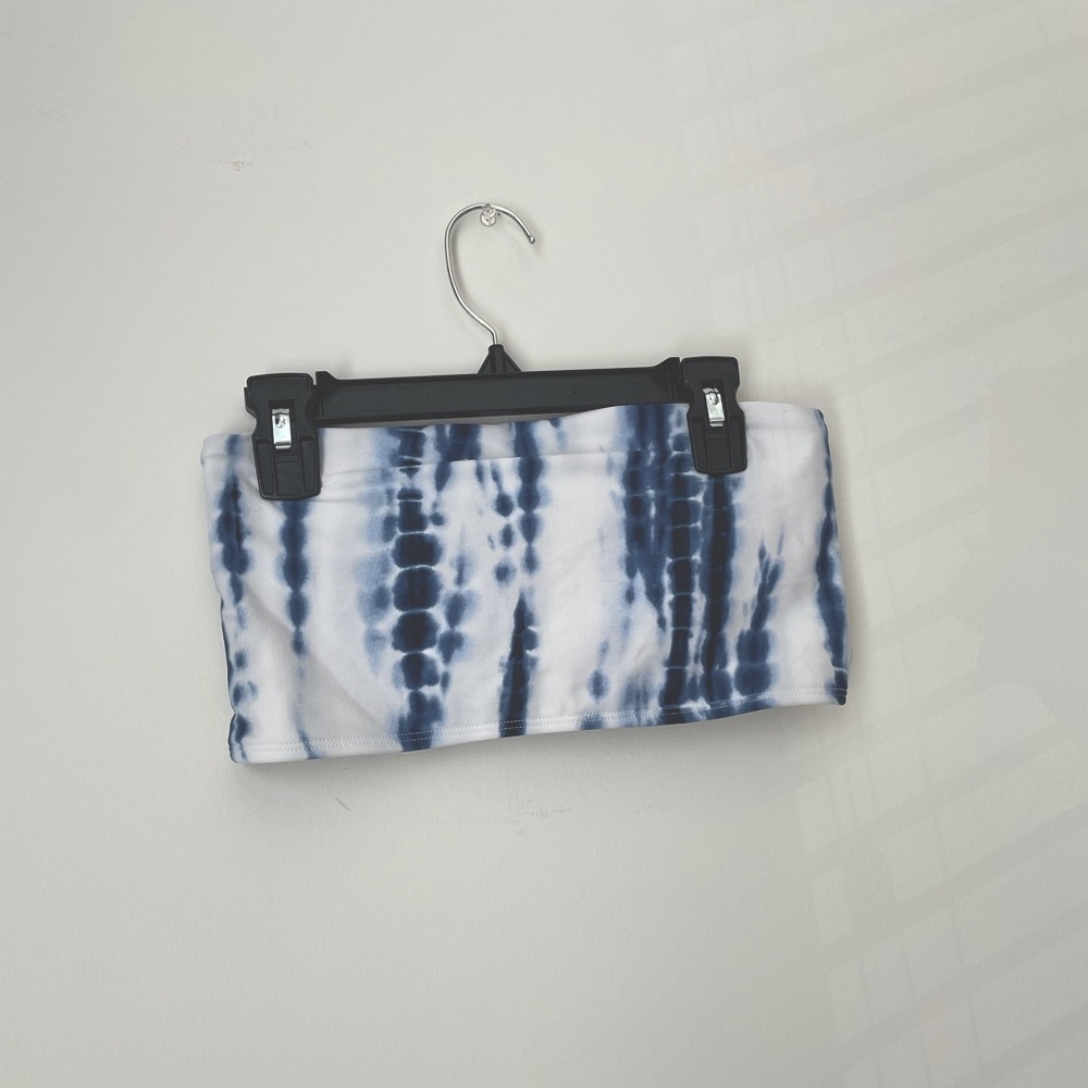 Blue and White Bikini set